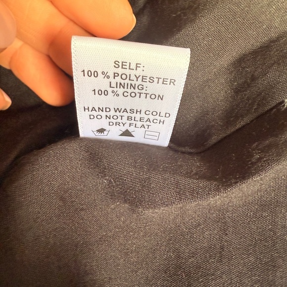 Maison Maar Mini Dress With Self-Tie Shoulder Straps In Black - Picture 6 of 6